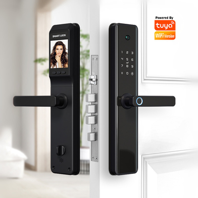 Fingerprint Tuya Wifi Smart Door Lock With Camera Smart Digital Intelligent Door Lock