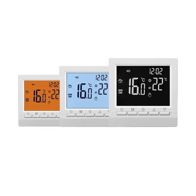 Weekly Programmable Touch Screen Heating Thermostat Floor Water Heating Boiler