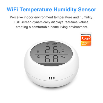 Tuya WIFI Temperature Humidity Sensor Indoor Smart Remote Control With LCD Display