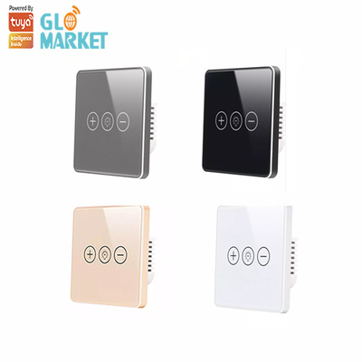 Smart Home Dimmer Light Tuya Wifi Smart Switch Wireless Glass Crystal Panel Touch Wall