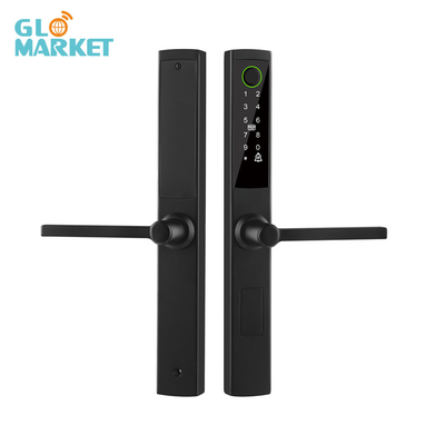 Glomarket Broken Bridge Aluminum Smart Lock High-end Intelligence Zinc Alloy Tuya Wifi Fingerprint Waterproof Door Lock