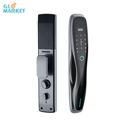 Glomarket Tuya Door Lock Fully Automatic Rechargeable Battery Smart Fingerprint Password Card Key Unlock Biometric Door