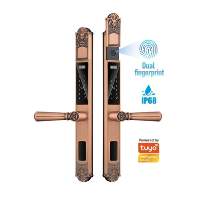 Glomarket Courtyard Villa Gate Lock High Security Waterproof Intelligent Dual Fingerprint Password Smart Lock