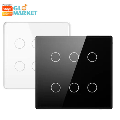 Glomarket Smart Wifi Brazil 118*124 Switch Work with Google Alexa Assistant Tuya Smart Light Switch for Home
