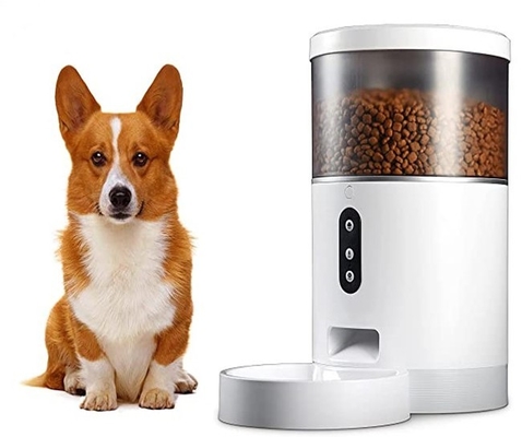 4 Liters Alexa Dog Food Dispenser Auto Pet Feeder With Camera