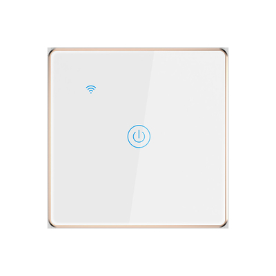 Glomarket 1 Gang Tuya Smart Switch Aluminium Bezel Security Smart Home