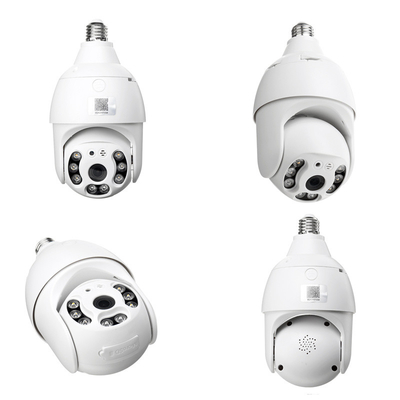 3MP Cctv Bulb Camera 360 Panoramic Tuya Smart CCTV Video Surveillance