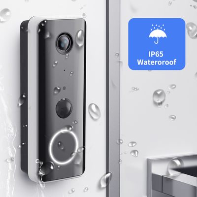 WiFi Two Way Intercom Tuya Smart Video Doorbell 1080P IP65 Waterproof