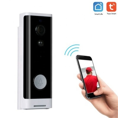 App Control IP65 Smart Video Doorbell PIR Wake Up Tuya Door Viewer