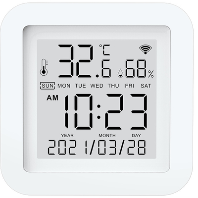 LED Screen 2.4G Wifi Thermometer Hygrometer Smart Hygrometer Alexa