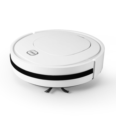 FCC Robot Vacuum For High Pile Carpet Outlet White Floor Mopping Robot