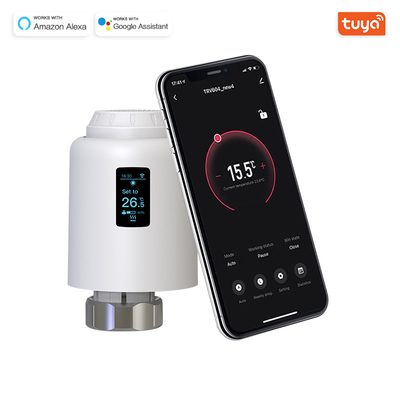 Glomarket Tuya Version Wi-Fi Smart Oled Display Screen Ultra-Quiet Programmable Thermostatic Radiator Valve