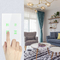 Glomarket  Zigbee 4 Gang Smart Controller For Alexa Google With Neutral Touch Panel Glass Light Smart Switch