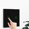 Glomarket 2 Gang Wifi Glass Panels Light Wall Touch Smart Switch No Neutral Eu Remote APP Control With Alexa Google