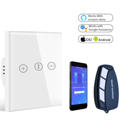 Glomarket Wifi Smart Curtain Switch Wireless Support Alexa Google Home Tuya App Control Eu Standard Smart Life