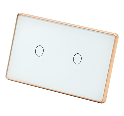 Glomarket 1/2/3/4 Gang Zigbee Us Standard Smart Switch No Neutral Smart Home Device Glass Panel Light Switch