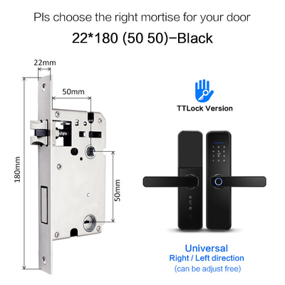 Tuya Wifi Fingerprint Smart Door Lock Waterproof App Remote Control Lock