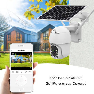 Glomarket 4G EU Solar PTZ Camera Android/IOS APP Operating System Detection Angle Distance Smart Home Camera