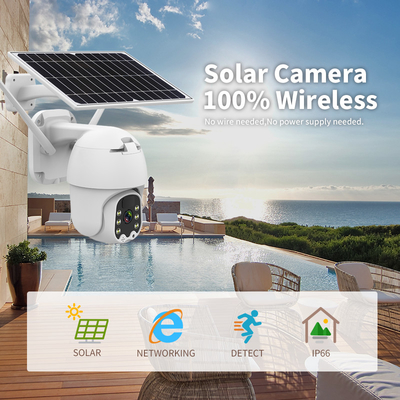 Glomarket 4G EU Solar PTZ Camera Android/IOS APP Operating System Detection Angle Distance Smart Home Camera