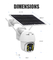 Glomarket 4G EU Solar PTZ Camera Android/IOS APP Operating System Detection Angle Distance Smart Home Camera