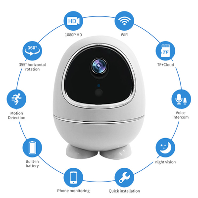 PIR Motion Detection Smart PTZ Camera Home Security Baby Monitor Network Wifi Camera