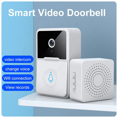 Wireless Smart Wifi Video Doorbell Night Vision 1080p Remote Interncom Digital Camera