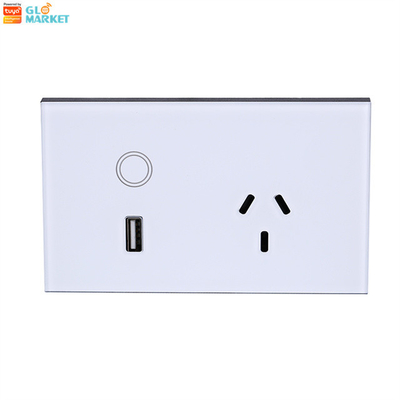 Glomarket Smart Wall Socket With Switch Tuya App Phone Remote SAA Certificate