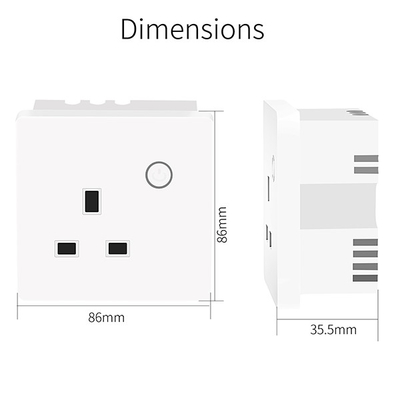 Glomarket Tuya Wall Socket With Google Assistant Voice / Timing Control For Smart Home