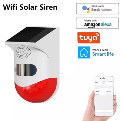 Tuya Wifi Smart Alarm Sensor Outdoor Waterproof Security Alarm System