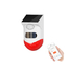 Outdoor Solar Infrared Alarm Siren 110 Degree Waterproof Smart Home Alarm System