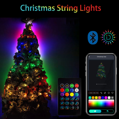 Tuya Smart Christmas String Lights 24 Key Infrared Remote Control Musical Rhythm