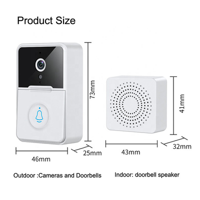 Tuya 1080P Battery Powered Smart Doorbell IPS Display Wifi Video Doorbell