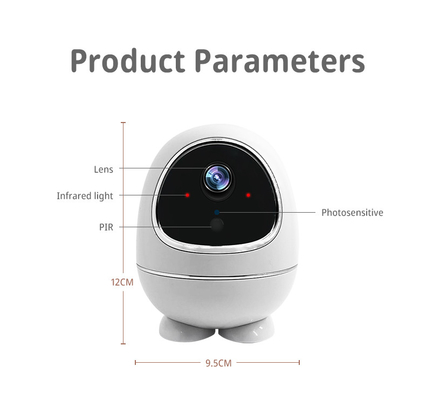 PIR Motion Detection Smart PTZ Camera Home Security Baby Monitor Network Wifi Camera