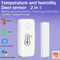 Tuya Smart Wireless Door Window Sensor Home Alarm System Temperature Humidity Detection