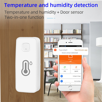 Tuya Smart Wireless Door Window Sensor Home Alarm System Temperature Humidity Detection