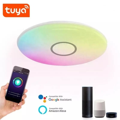 36W Modern Music Ceiling Light Colorful RGB Remote Control APP Smart Music LED Ceiling Light