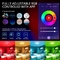 36W Modern Music Ceiling Light Colorful RGB Remote Control APP Smart Music LED Ceiling Light