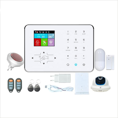 WIFI + GSM / GPRS Home GSM Alarm System NTC Sensor Home Security Alarm Systems