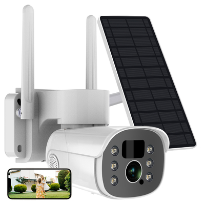 Glomarket Tuya Smart Wifi Solar Camera Outdoor Surveillance PTZ Camera With Solar Panels