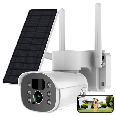 Glomarket Tuya Smart Wifi Solar Camera Outdoor Surveillance PTZ Camera With Solar Panels