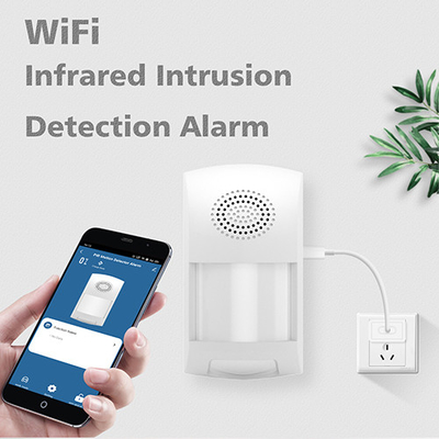 Glomarket Wifi Infrared Intrusion Detection System Timed Smart Alarm Sensor