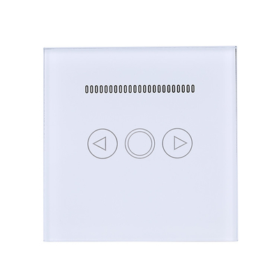 Glomarket Tuya Wifi/Zigbee EU/UK Smart Dimmer Light Switch Tempered Glass Touch Wall Electrical Light Dimmer Switch