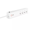 Glomarket Tuya Smartlife App Controlled 16A Protector Eu Standard Power Strip With Power Consumption