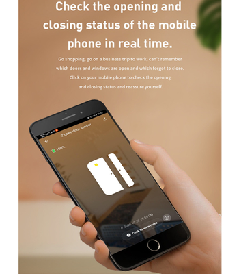 Glomarket Tuya Wifi/Zigbee Linkage Anti-theft Monitoring Smart Wi-Fi Door Sensor And Window Sensor