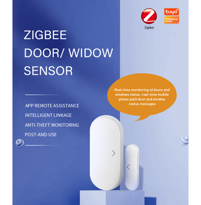 Glomarket Tuya Wifi/Zigbee Linkage Anti-theft Monitoring Smart Wi-Fi Door Sensor And Window Sensor