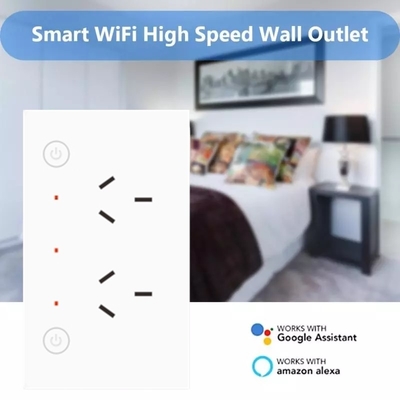 Glomarket Smart Wifi Wall Socket Plug Customized Built In Independent Switching Power Cord Mobile Phone Charger Usb Wire