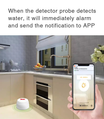 Glomarket WiFi Water Leakage Detector Smart Tuya Water Pipe Leak Detector