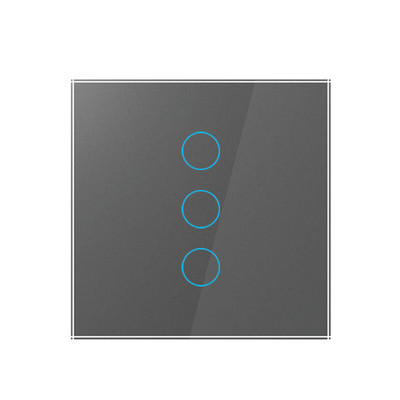 Tuya Zigebee Touch Operated Smart Wifi Light Switch 10A EU Standard 3 Gang APP Control