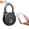 Outdoor Waterproof Fingerprint Smart Padlock Tuya USB Charging IP65