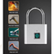 Tuya App Control Smart Fingerprint Padlock Keyless USB Charging For Door Suitcase Drawer